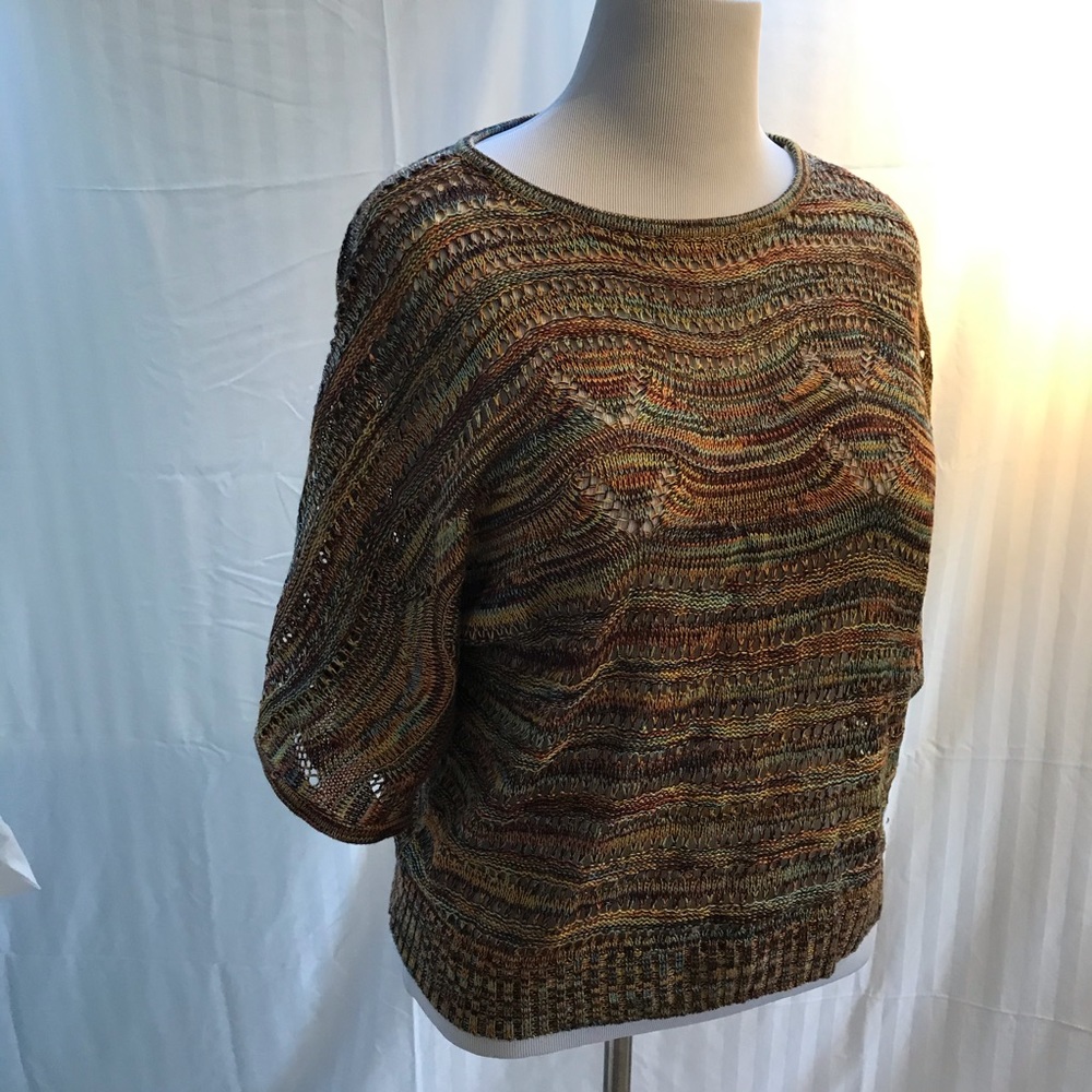 Dressbarn multicolor knit top Size S🍁